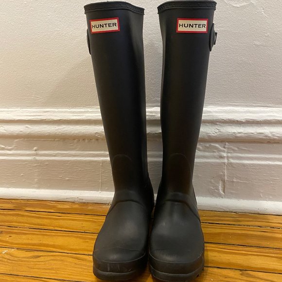 Hunter | Shoes | Hunter Tall Back Zip 